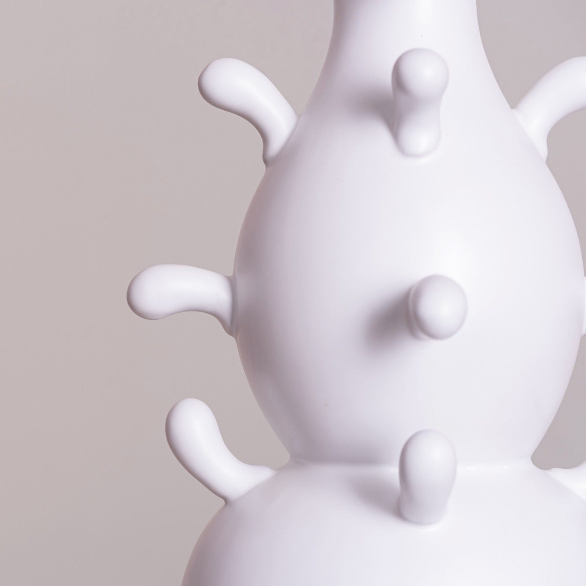 Desert Drive (White) Ceramic Vase
