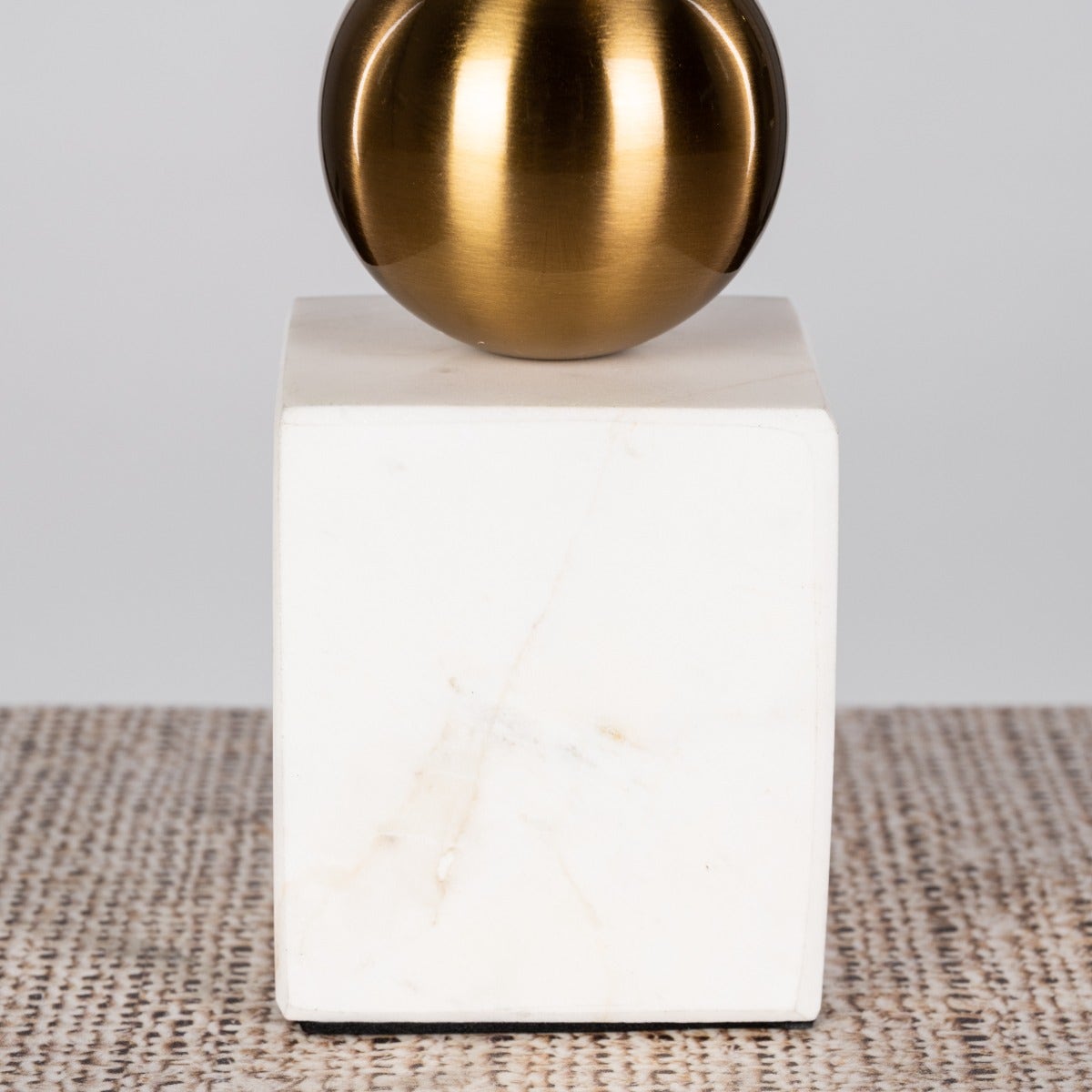 Glow Getter Double (White) Marble Candle Holder