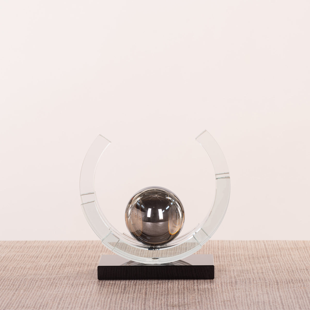 The Long Night (Chrome, Black) Glass Home Decor
