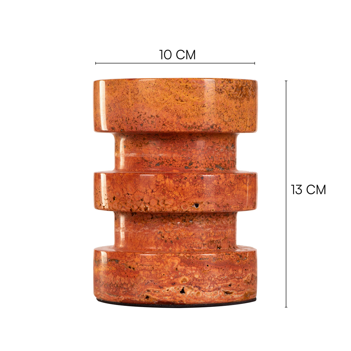 Layered Rust (Red, Medium) Home Decor