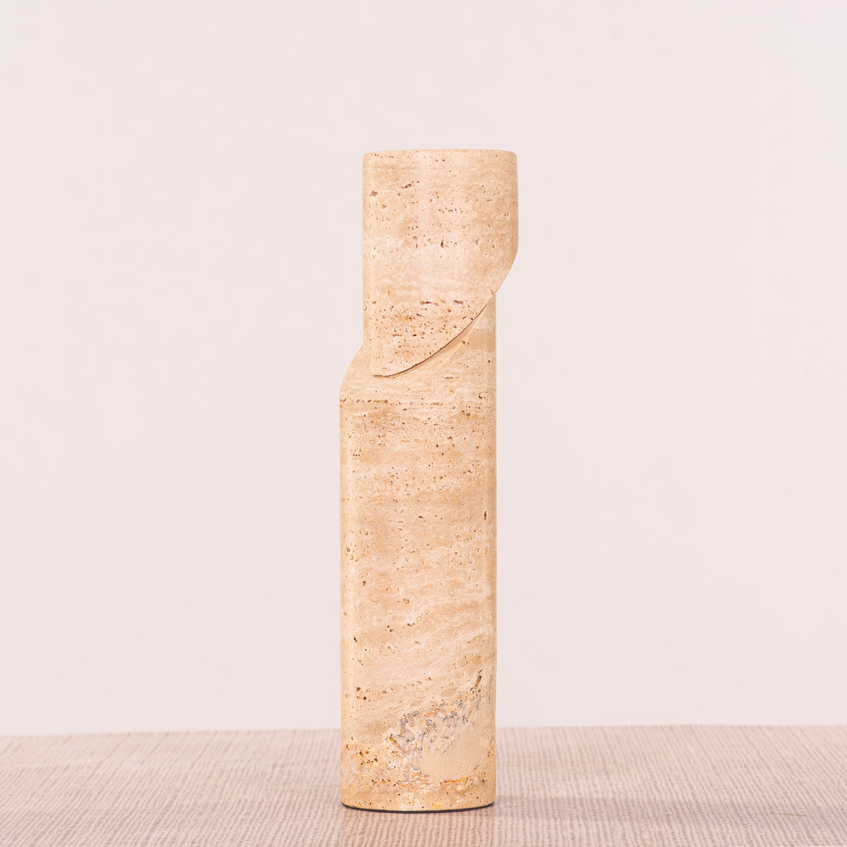 Sinkin Soon (Large, Beige) Marble Candle Holder