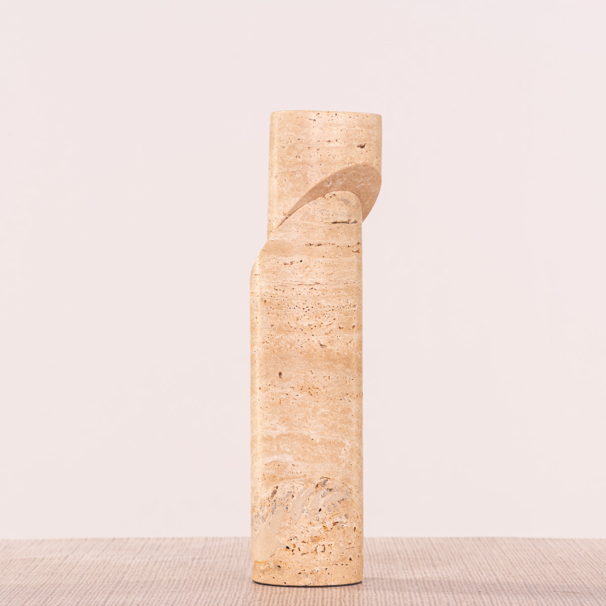 Sinkin Soon (Large, Beige) Marble Candle Holder