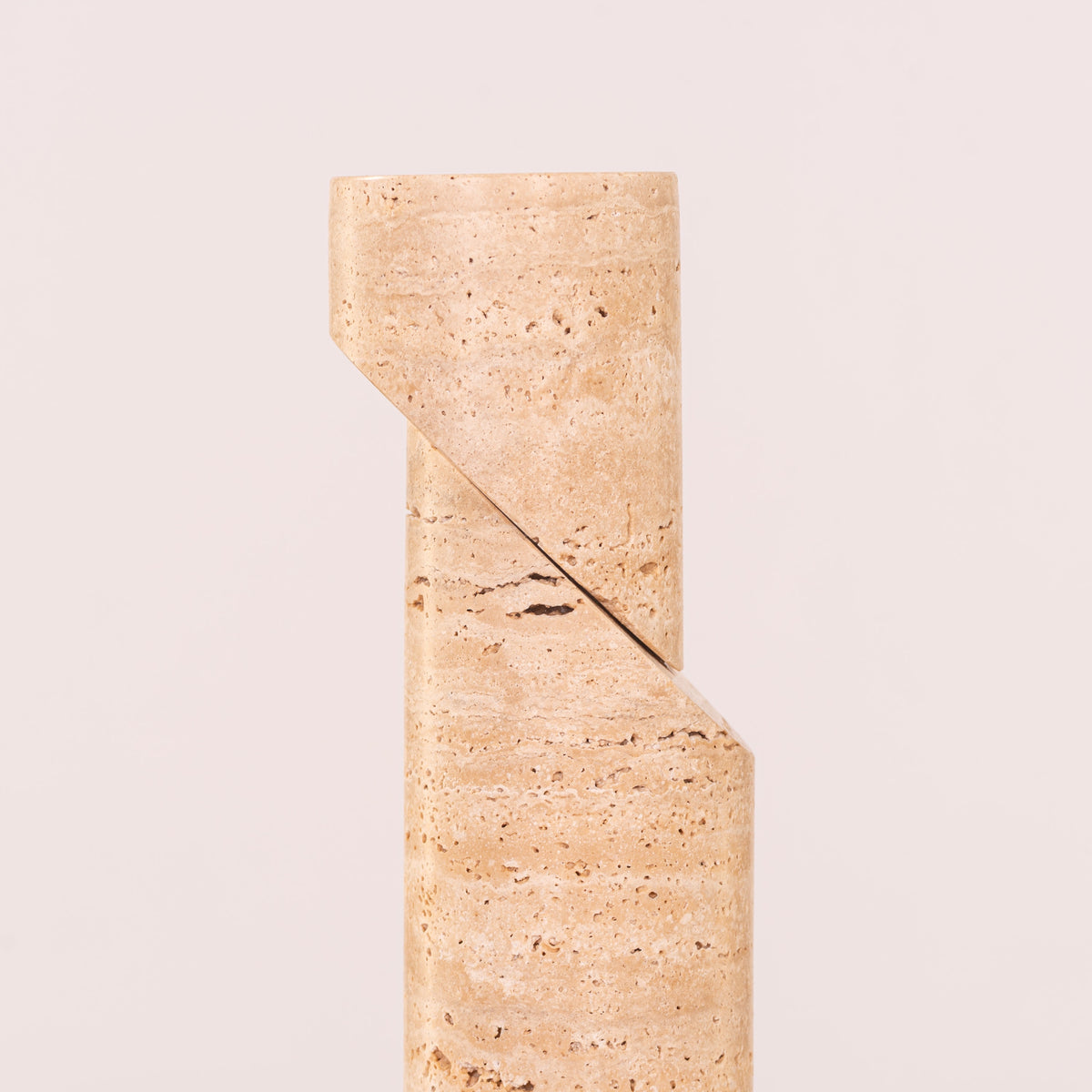 Sinkin Soon (Large, Beige) Marble Candle Holder