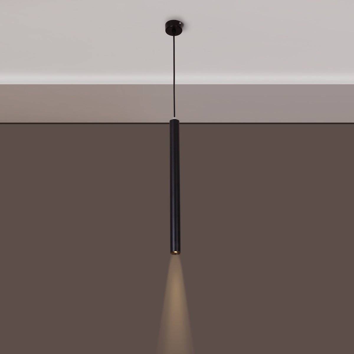 Aura- 03W Black (3000K) LED Designer Series Pendant (DL01-10032)