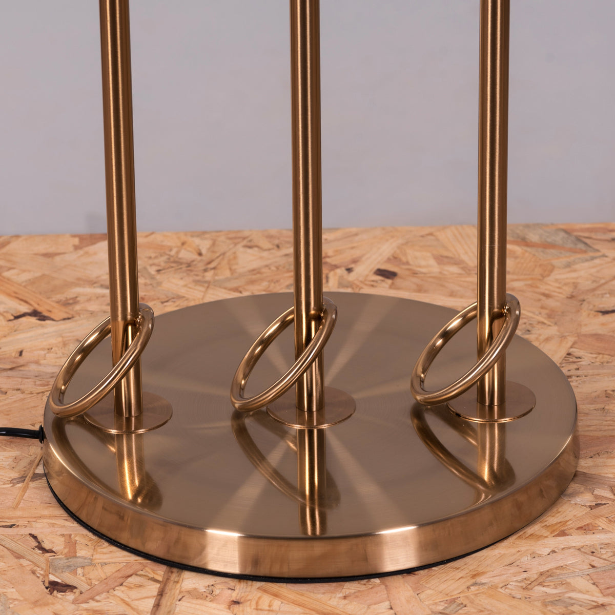 August Nights (Gold, Smokey Grey, Amber) Glass Floor Lamp