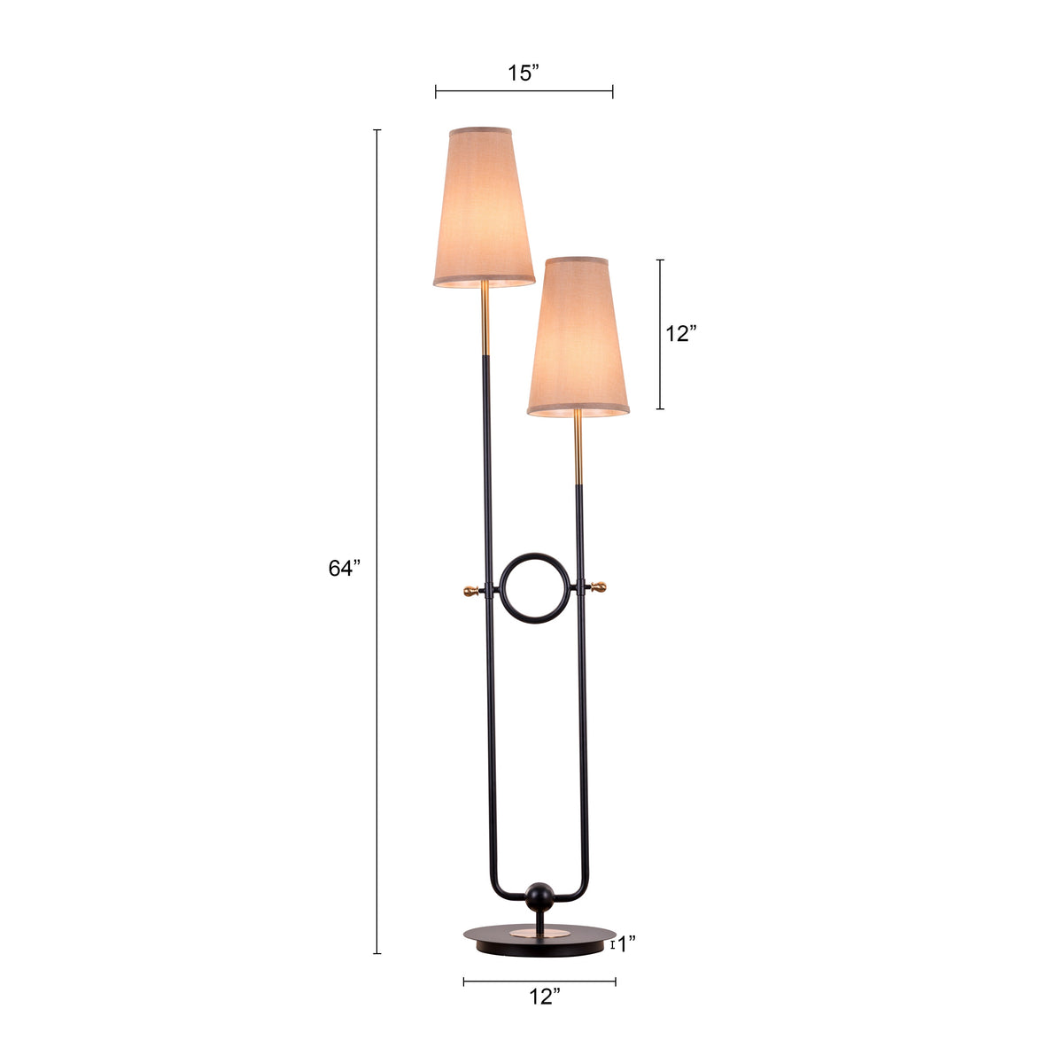 Gospel Truth (Black) Floor Lamp