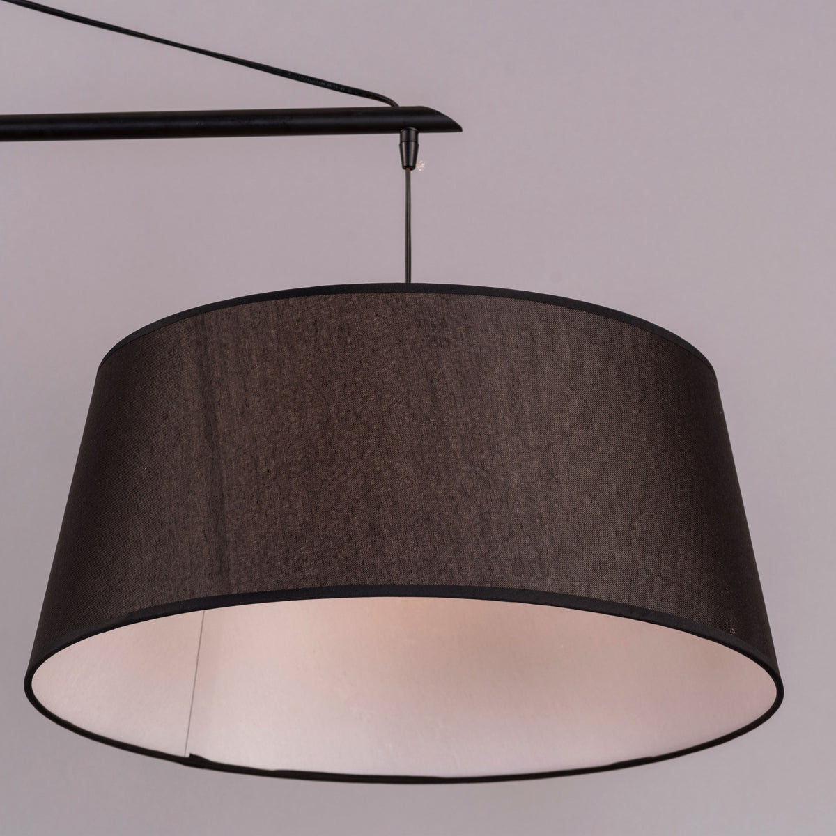 It's A Wrap (Black) Marble Floor Lamp