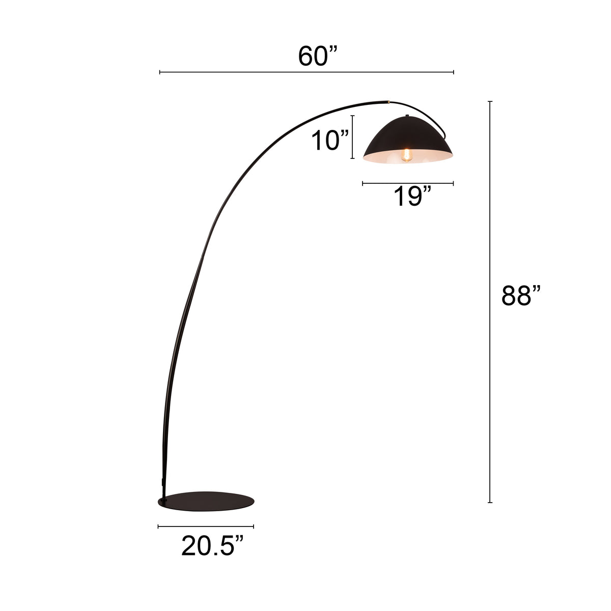 Make It Happen (Black) Floor Lamp