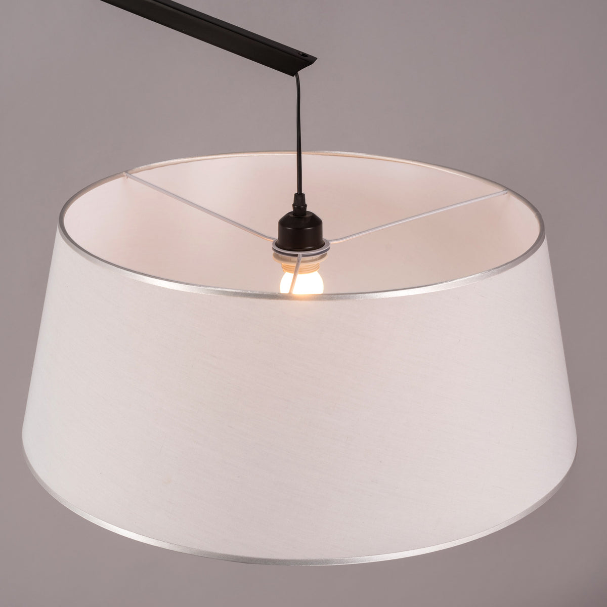Style Goals (Black) Fabric Floor Lamp