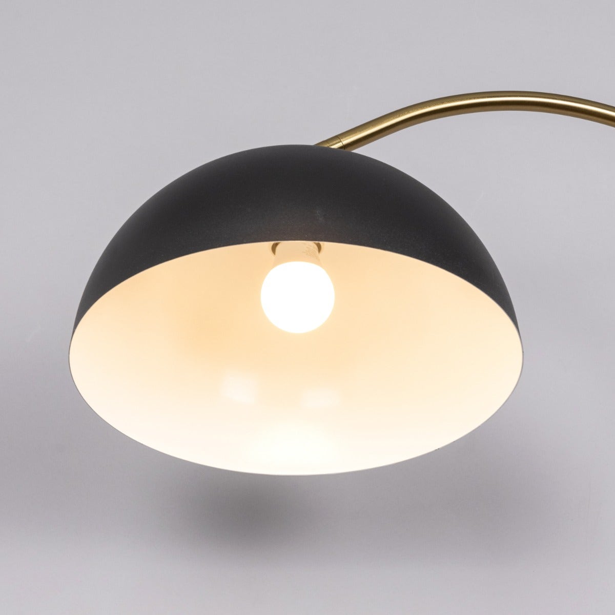 Rising Tide (Black, Gold) Marble Floor Lamp