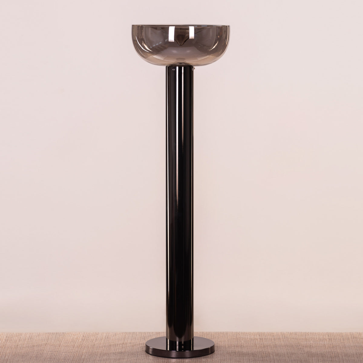 Velvet Morning (Black, Smokey Grey) Floor Lamp
