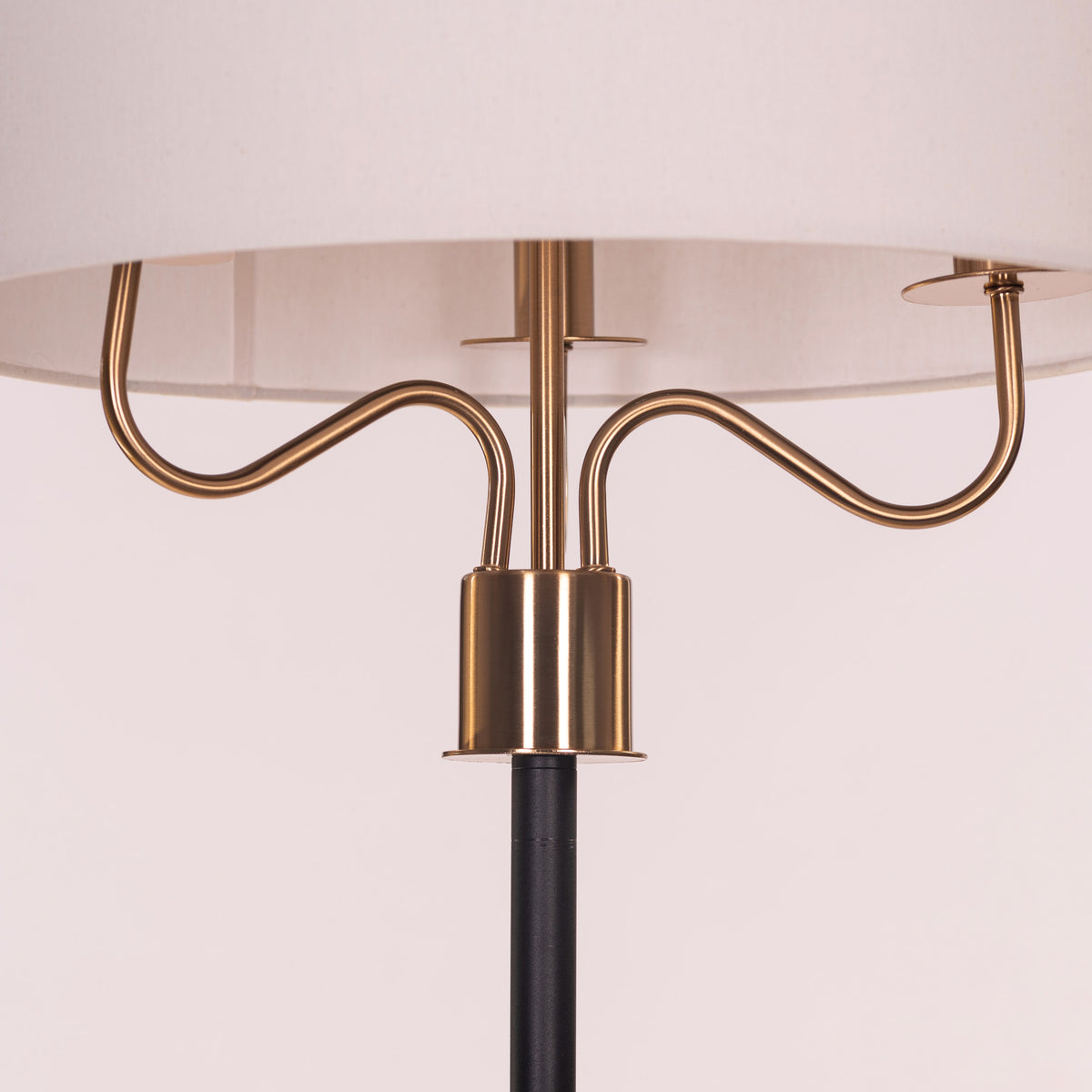 Aubrelle (Black & Gold) Marble Floor Lamp