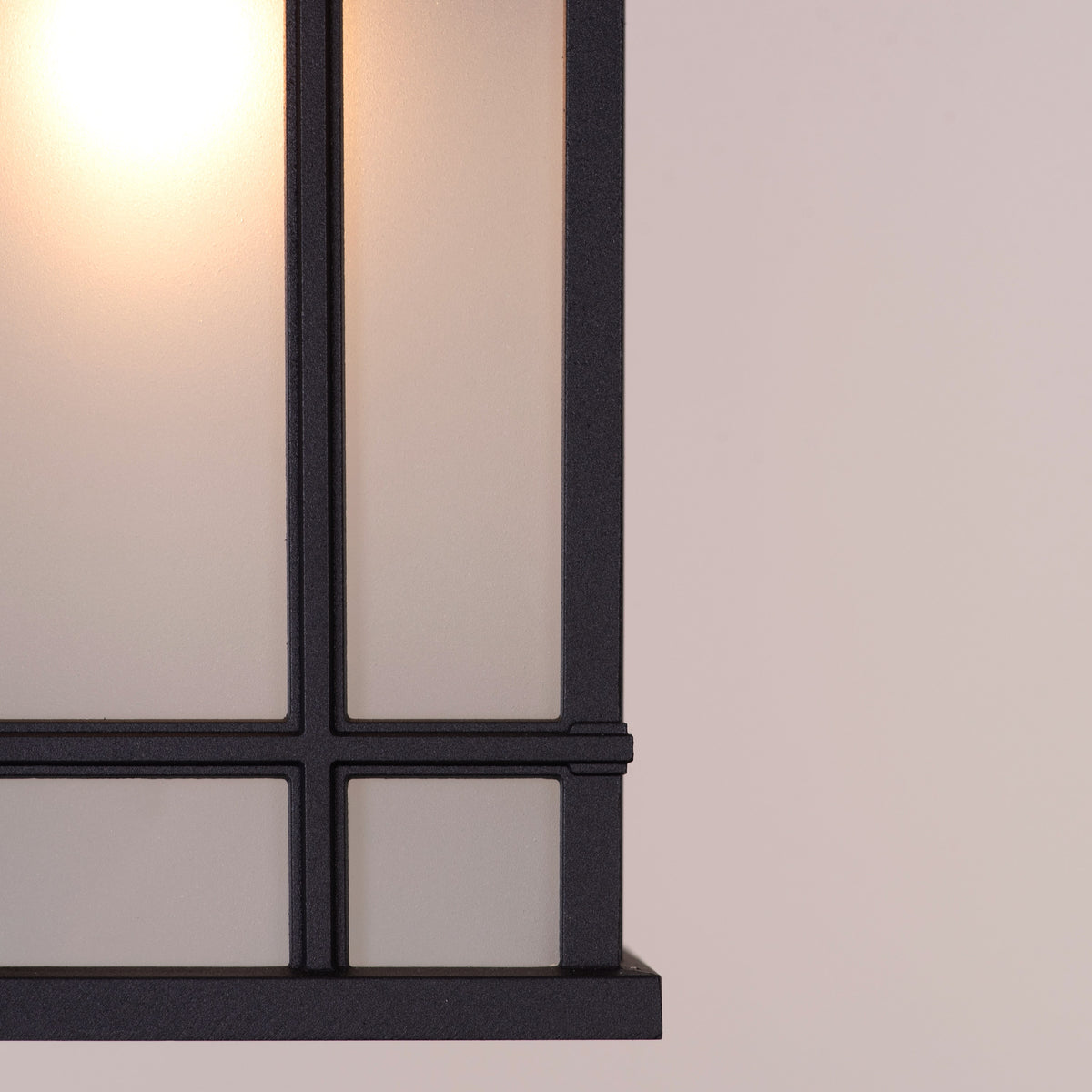 Looking Away (Black) Outdoor Pendant Light