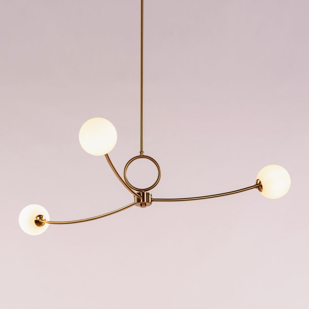 Home Already (Gold, Milky White) Pendant Light