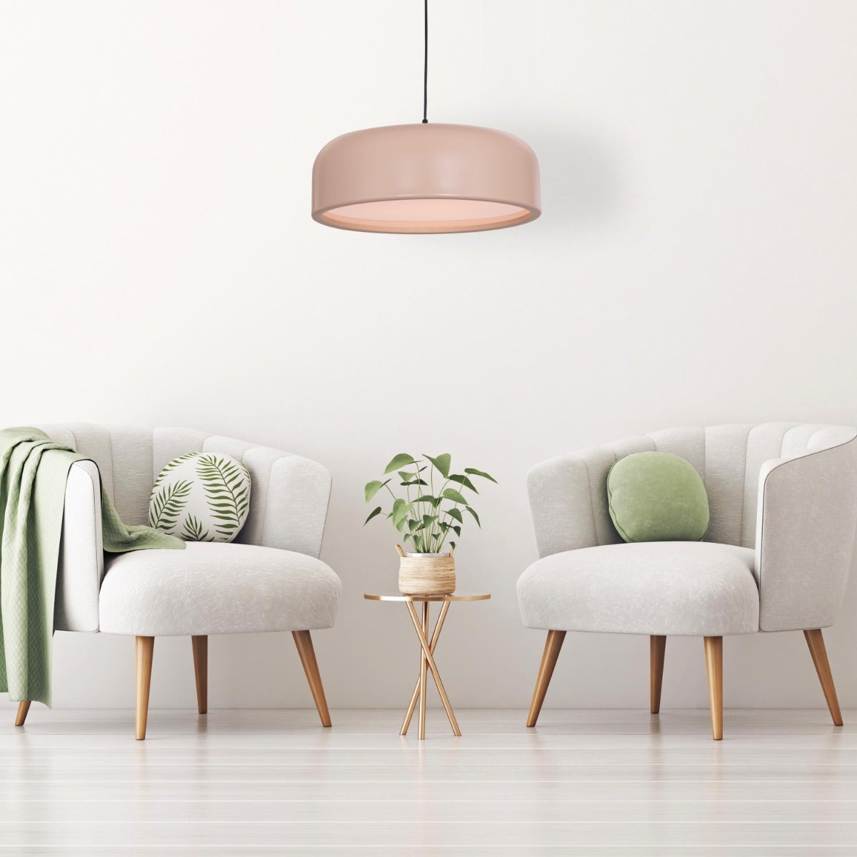 Artistic (14", Khakhi) Pendant Light