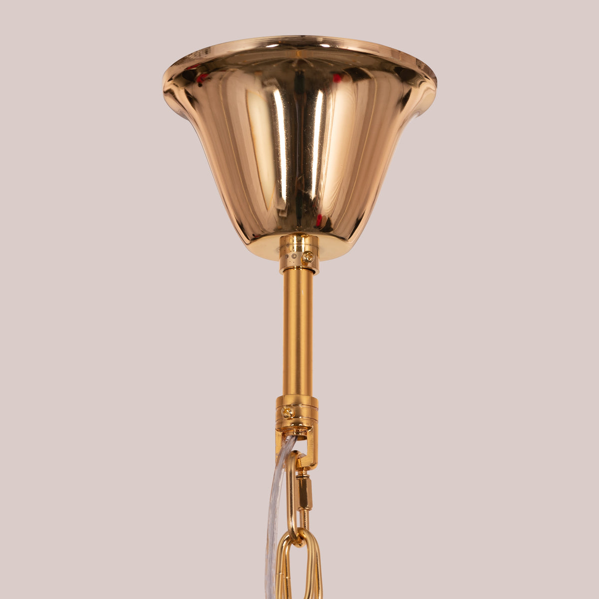 Midnight In Paris (Large, Gold) Glass Chandelier