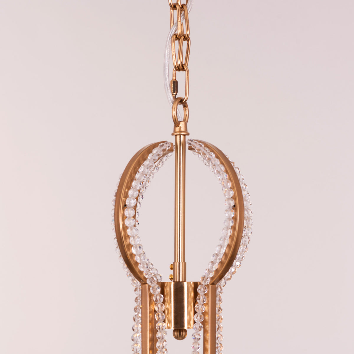 Follow Your Muse (Large, Gold) Crystal Chandelier