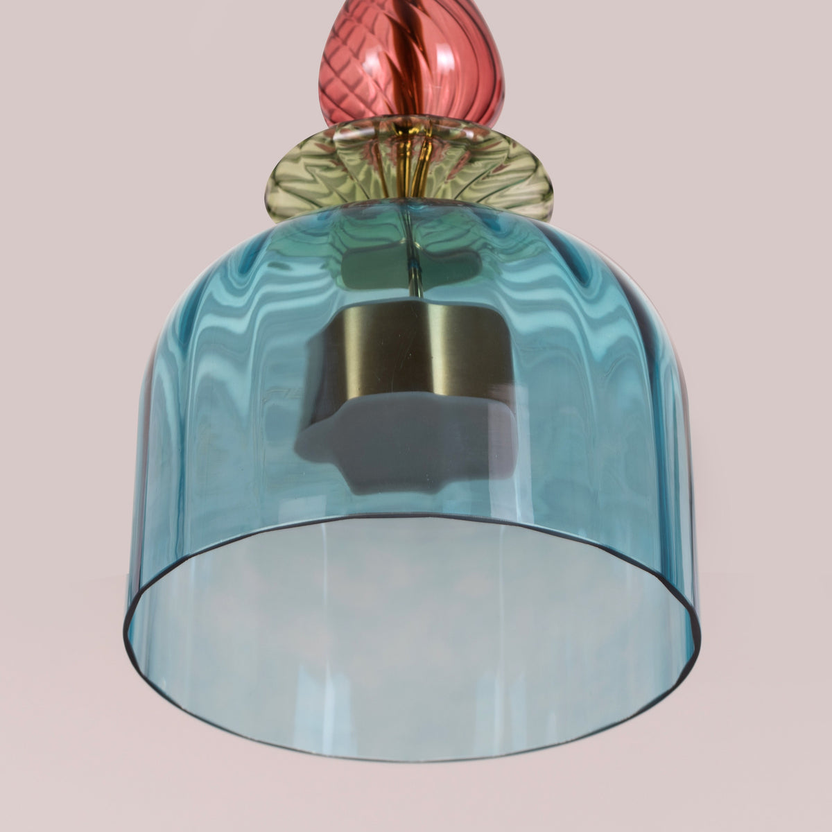 Paradise Blues (Built-In LED) Glass Pendant Light