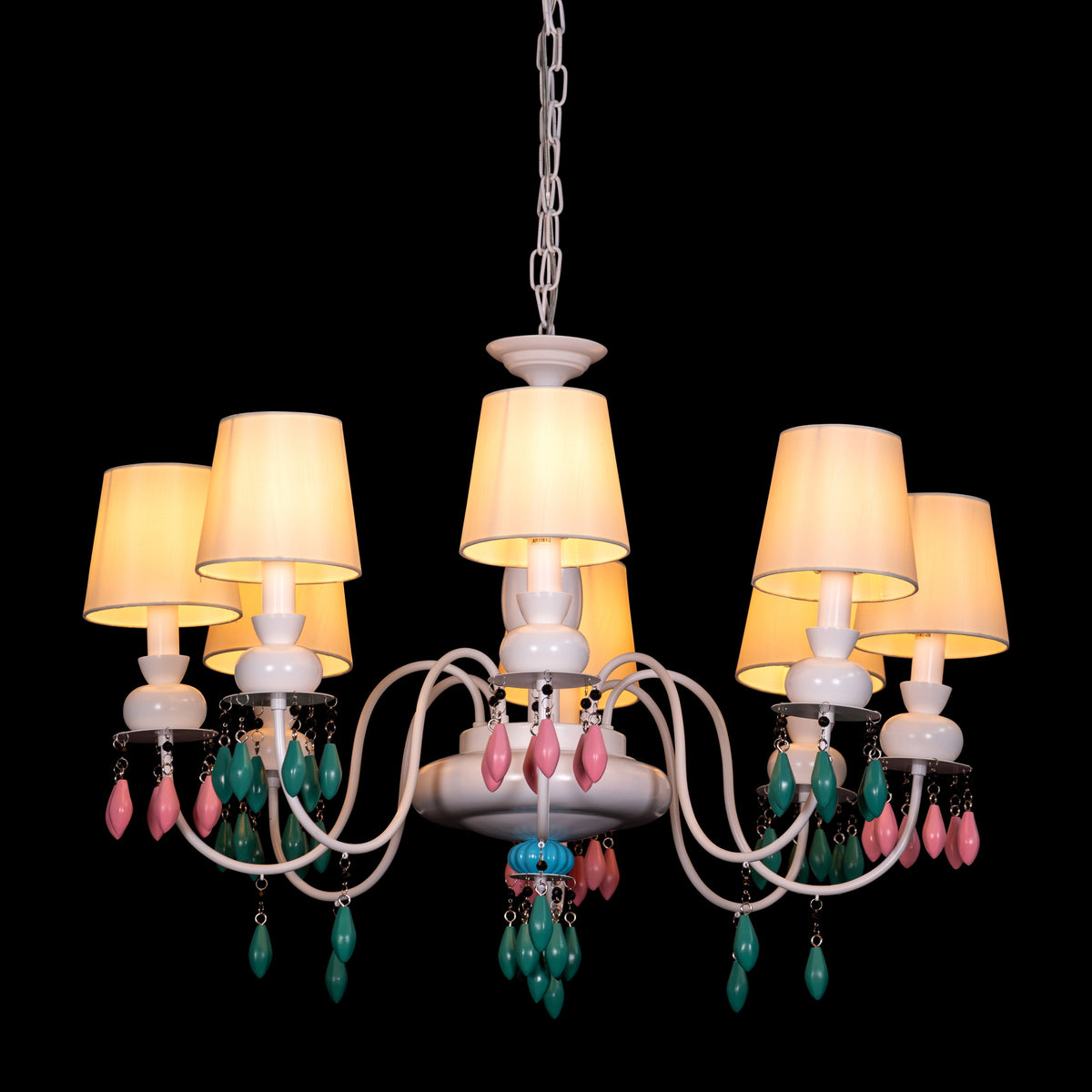 Faraway Tree (Large, White) Ceramic Chandelier