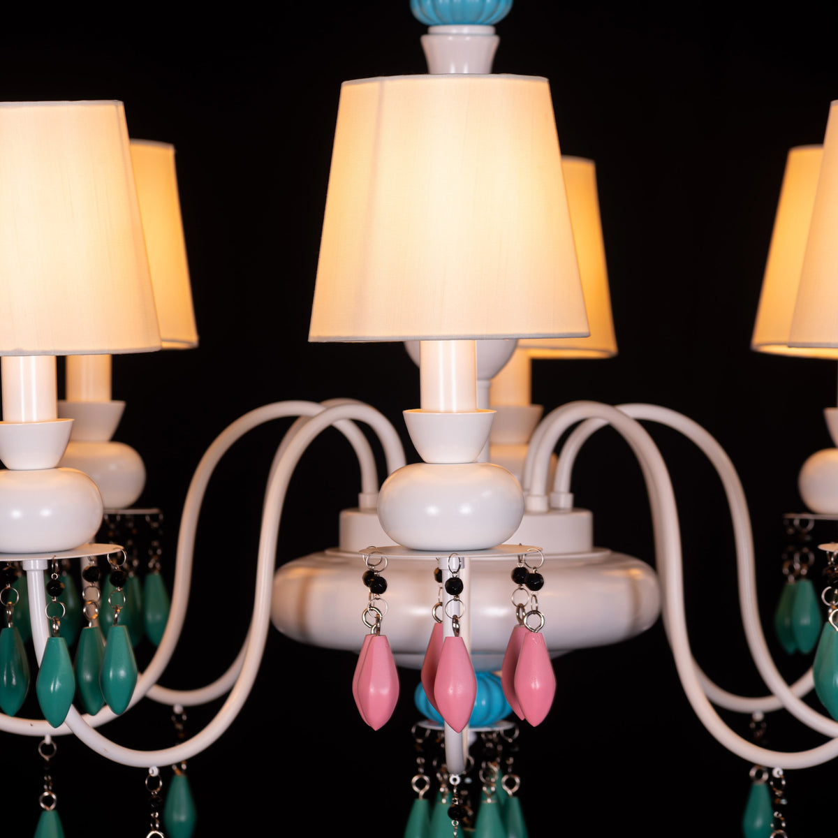Faraway Tree (Large, White) Ceramic Chandelier