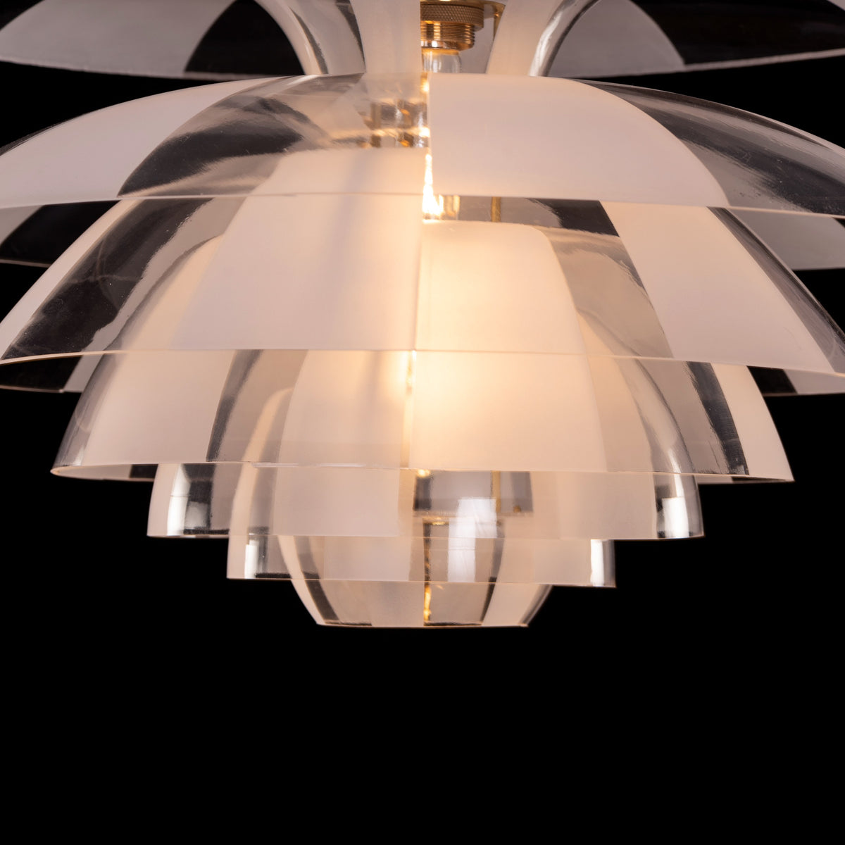 Find Your Truth (Gold, Frosted) Pendant Light