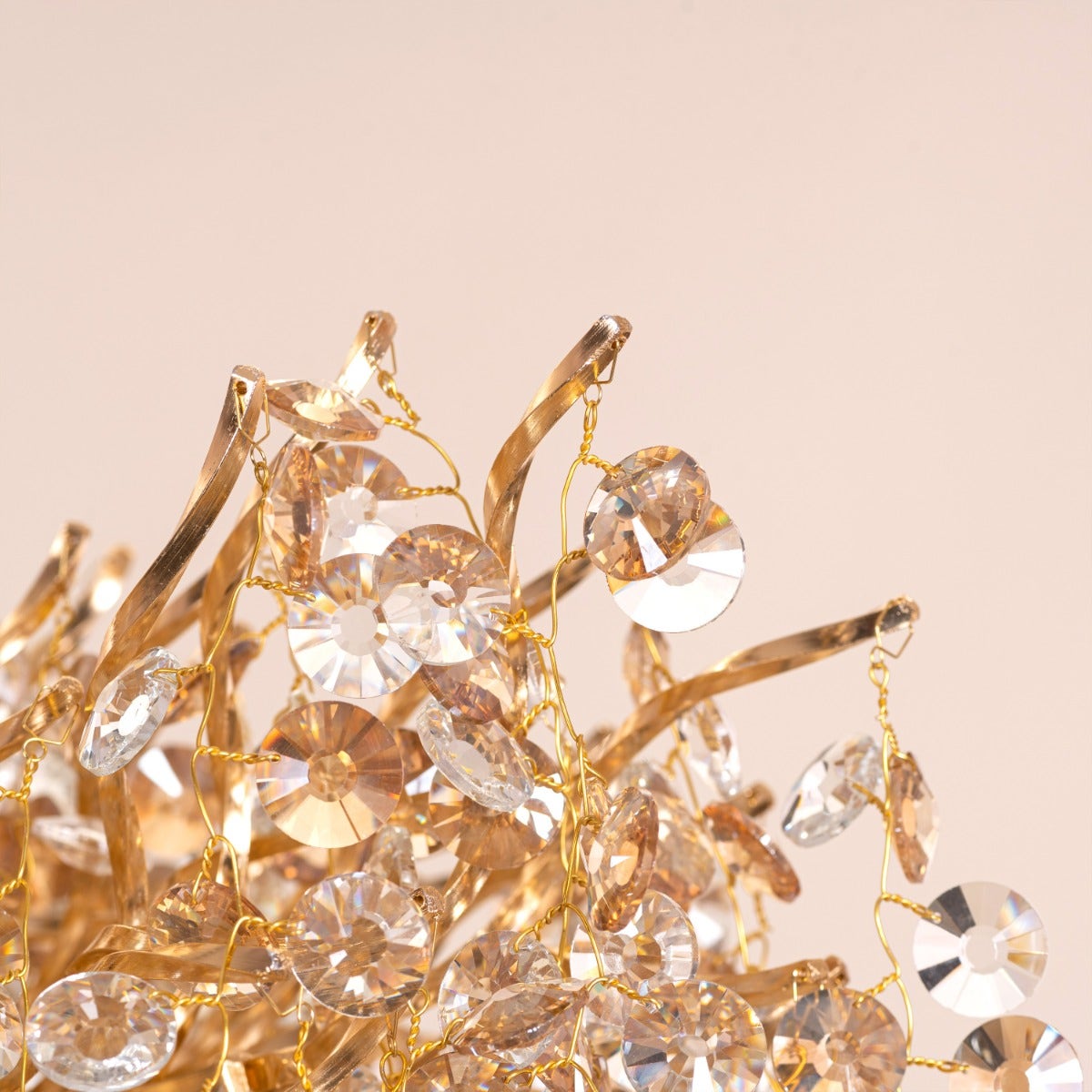 You Said Forever (Large, Gold) Crystal Chandelier