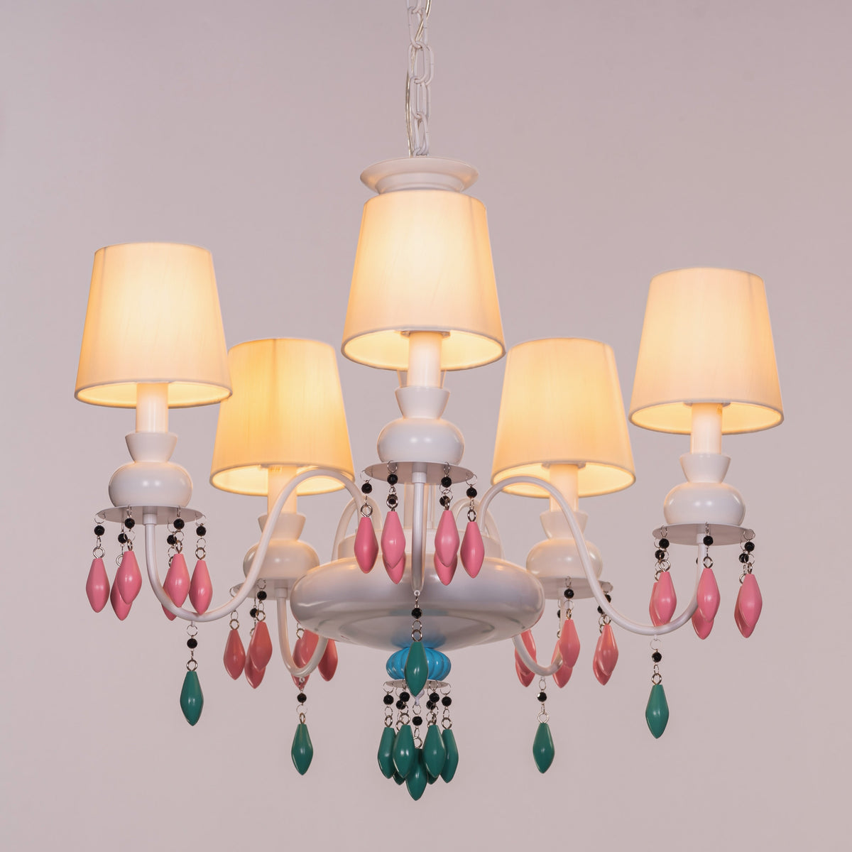 Faraway Tree (Medium, White) Ceramic Chandelier