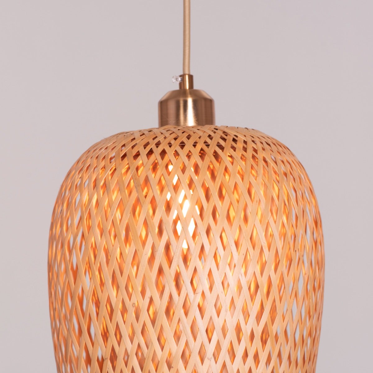 Pay Your Dues Rattan Pendant Light
