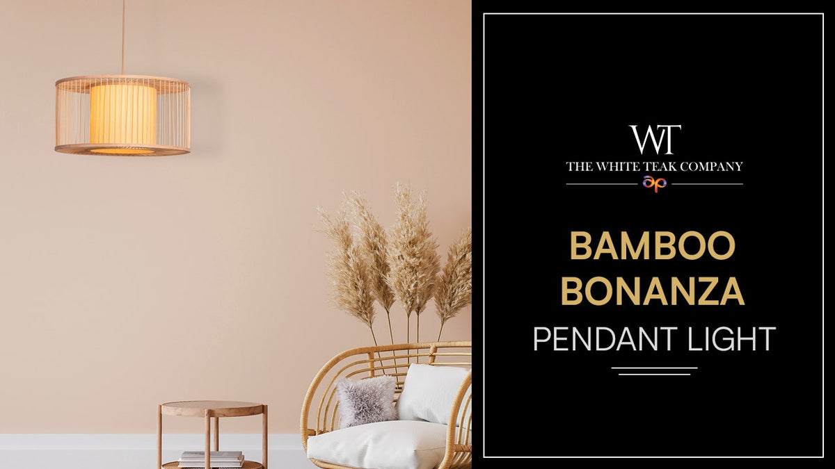 Bamboo Bonanza Bamboo Pendant Light