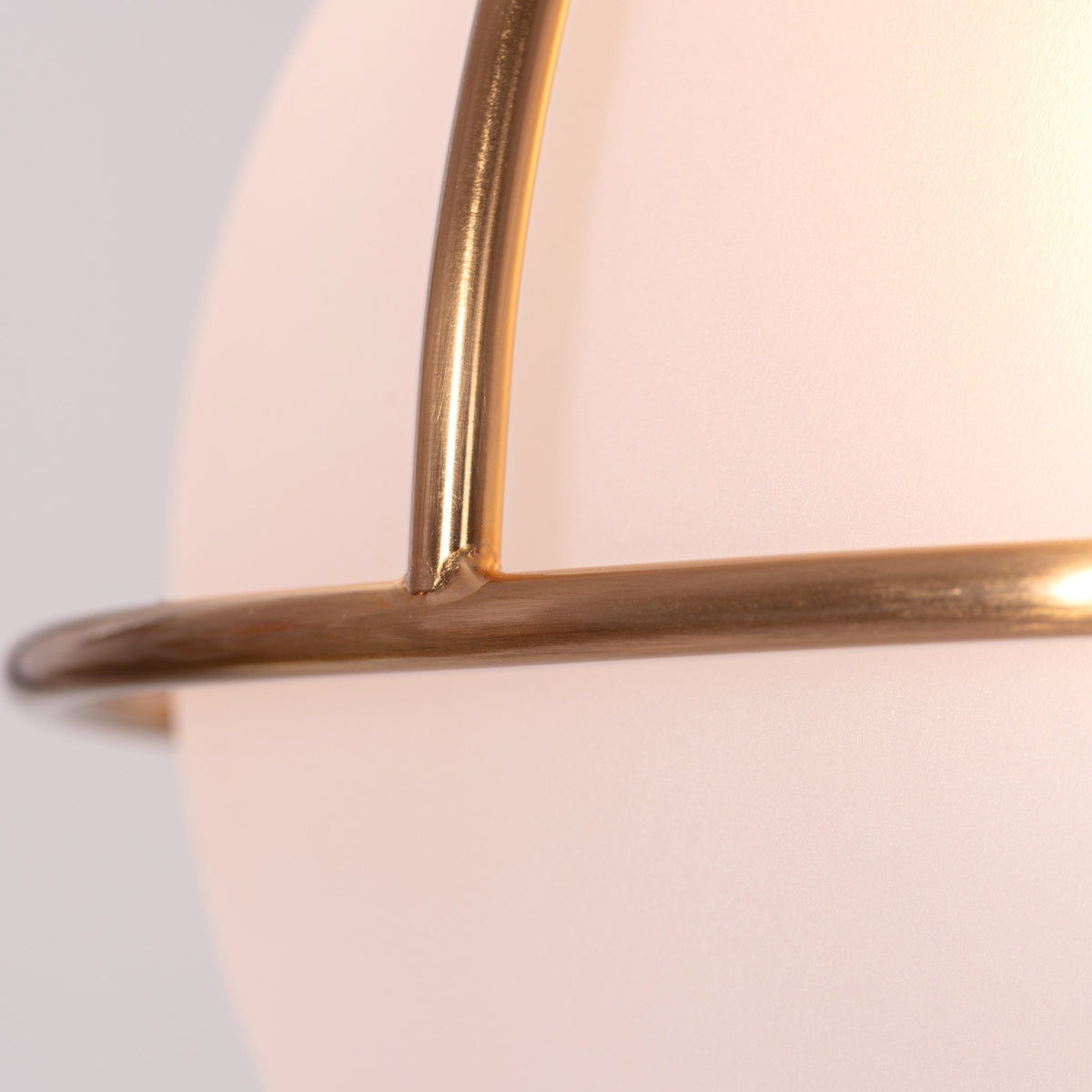 Find Me Nowhere (Gold) Frosted Glass Pendant Light