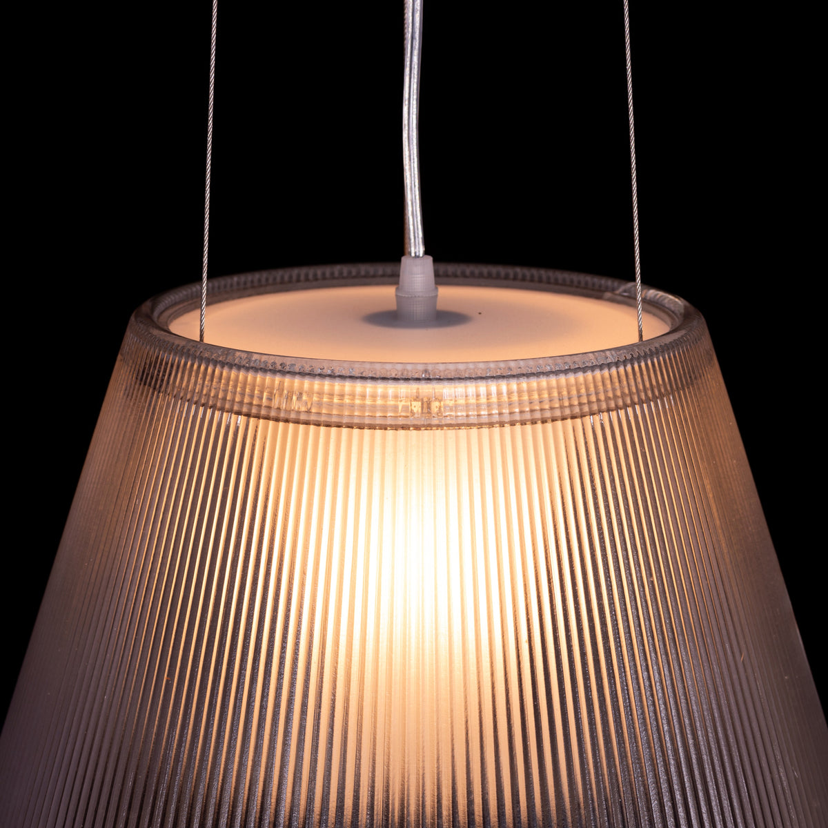 Vibe Check (Chrome) Frosted Glass Pendant Light