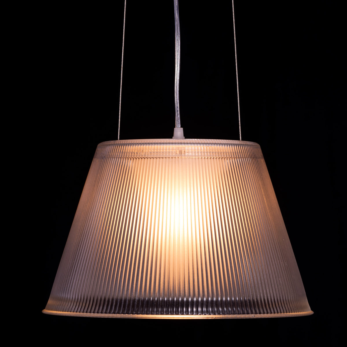 Vibe Check (Chrome) Frosted Glass Pendant Light