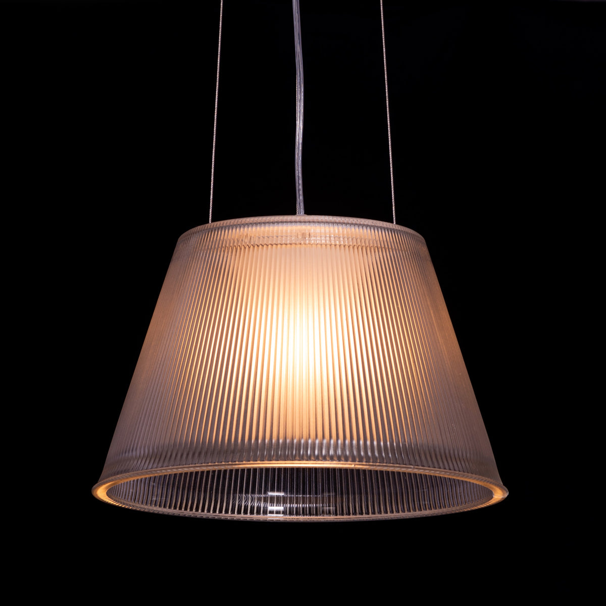 Vibe Check (Chrome) Frosted Glass Pendant Light