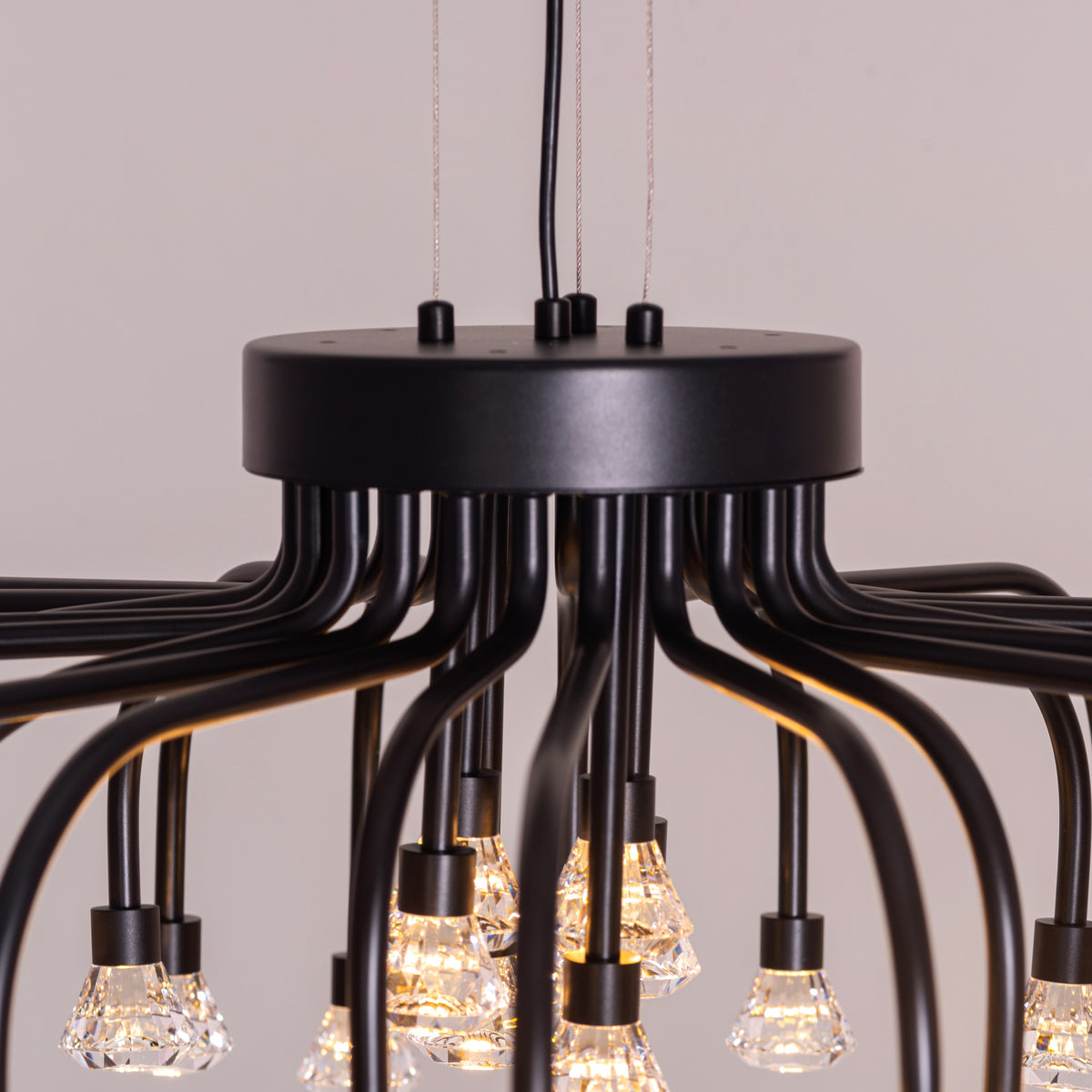 Queen Of Chaos (Black) Built-In LED Chandelier