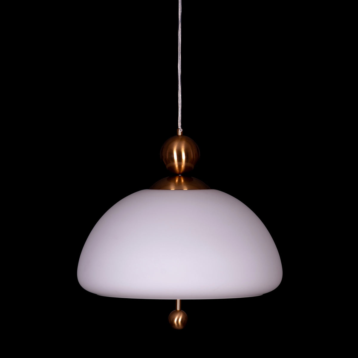 Lots To Hide (Gold) Built-In LED Frosted Glass Pendant Light