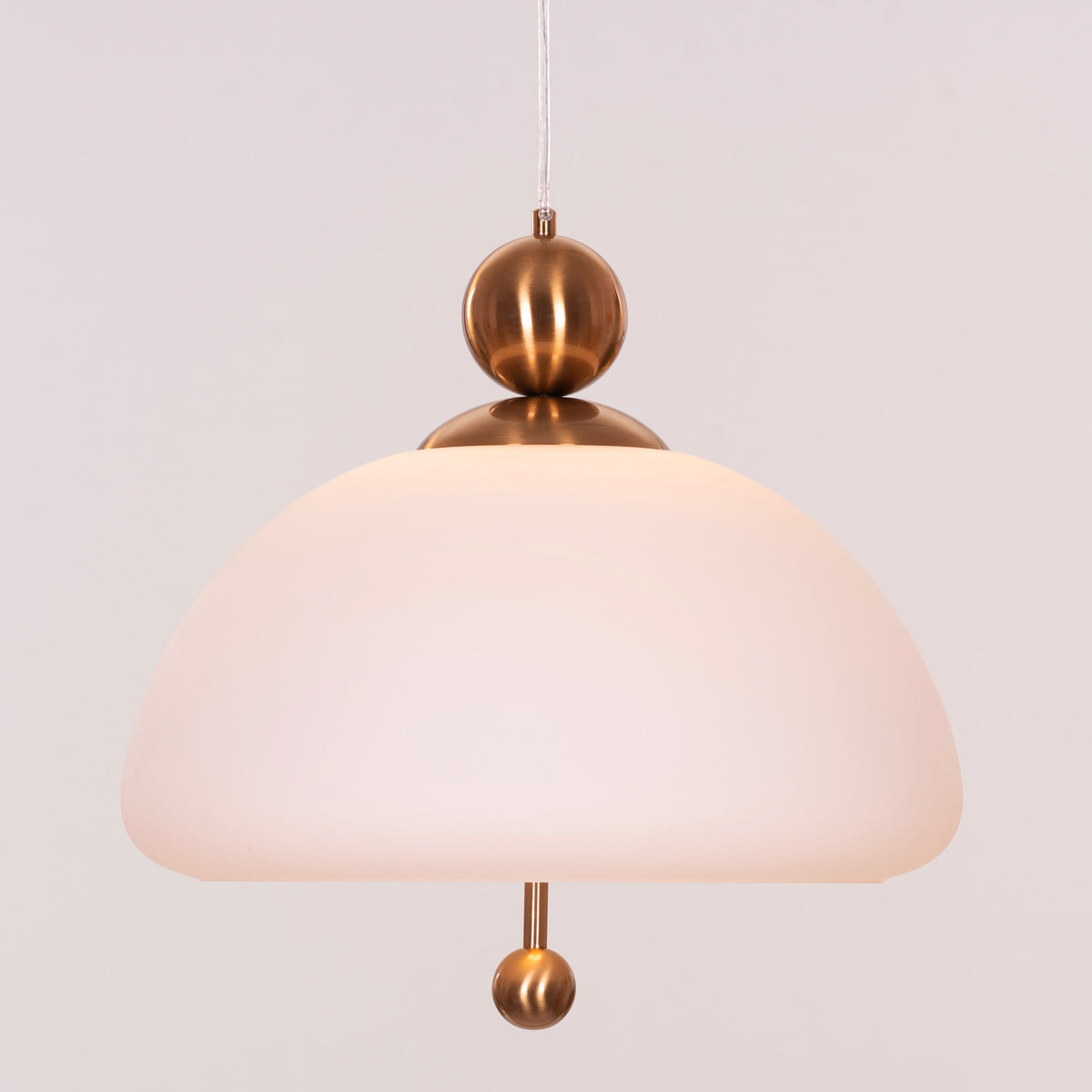 Lots To Hide (Gold) Built-In LED Frosted Glass Pendant Light