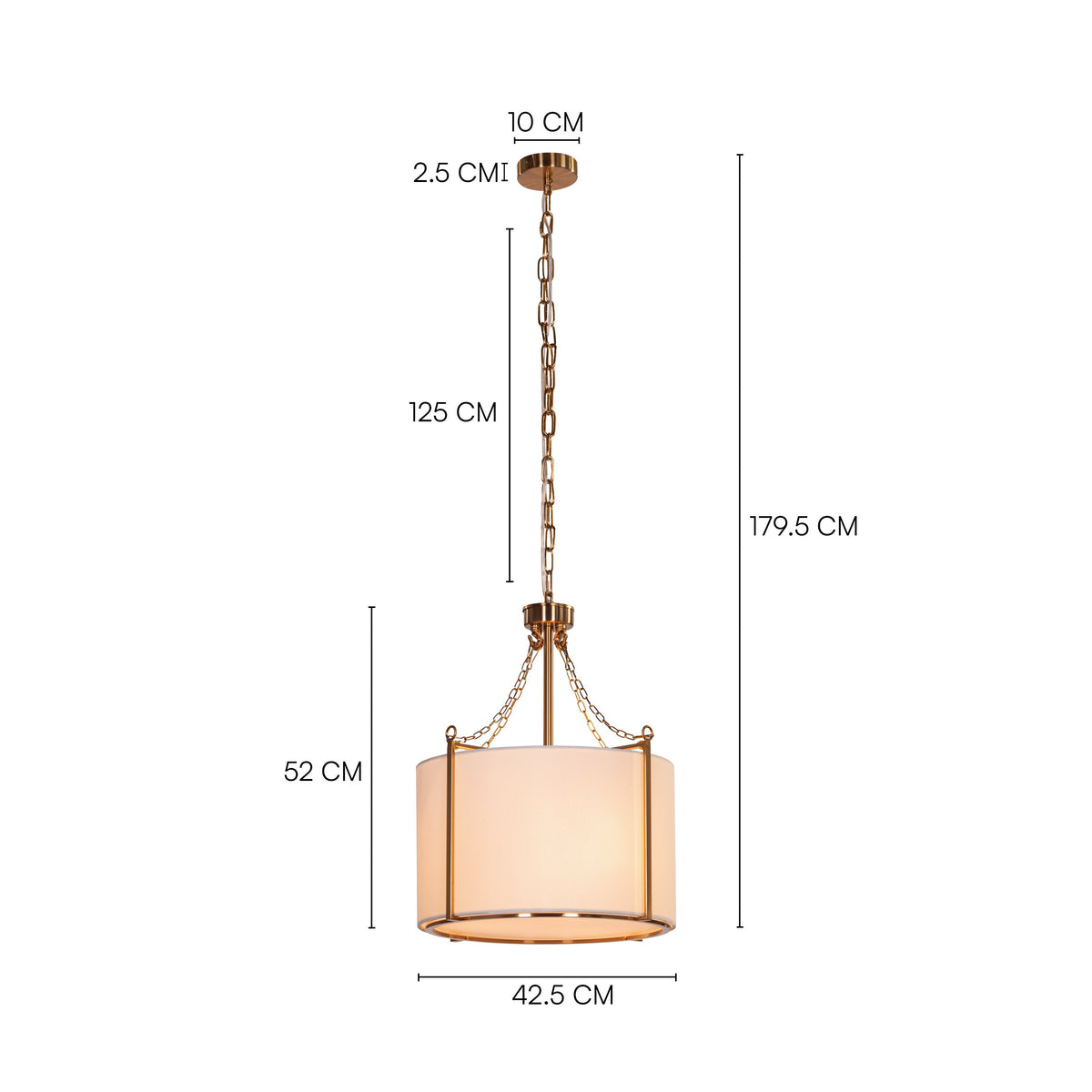 Make Some Noise (Gold) Pendant Light