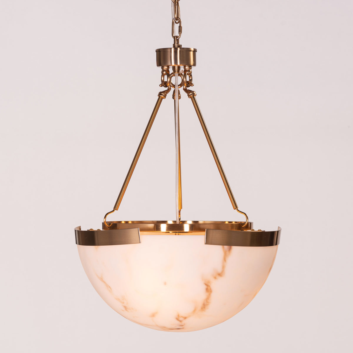 Standing Ovation (Gold) Alabaster Pendant Light