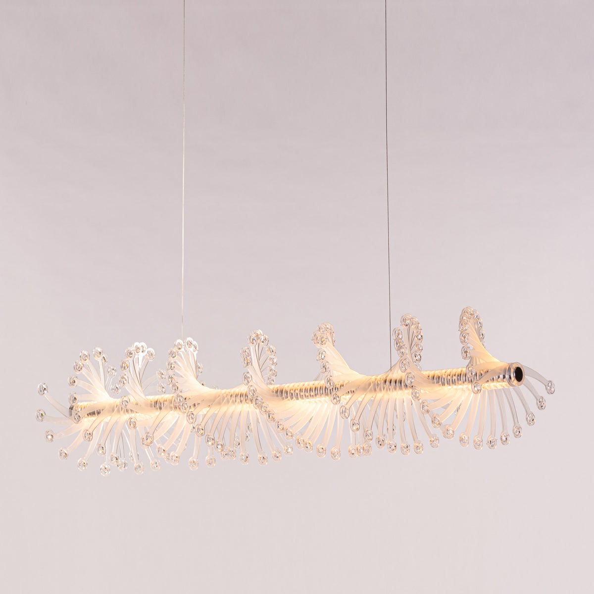Tribe Has Spoken (Chrome/White) Chandelier