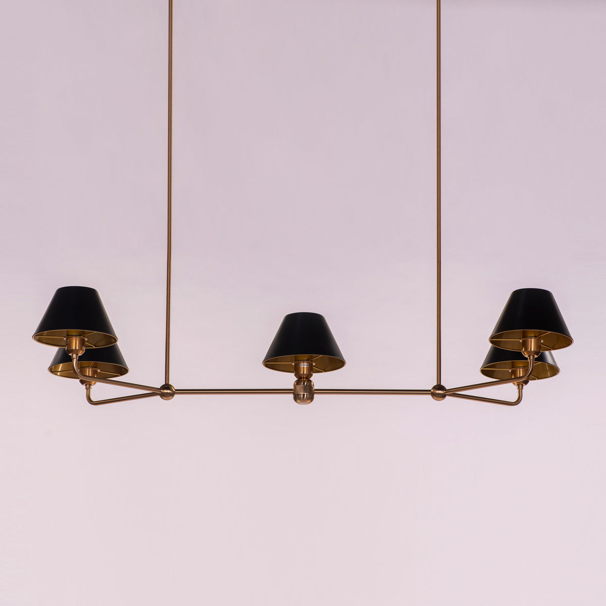 King Is Gone (Gold, Black) Chandelier