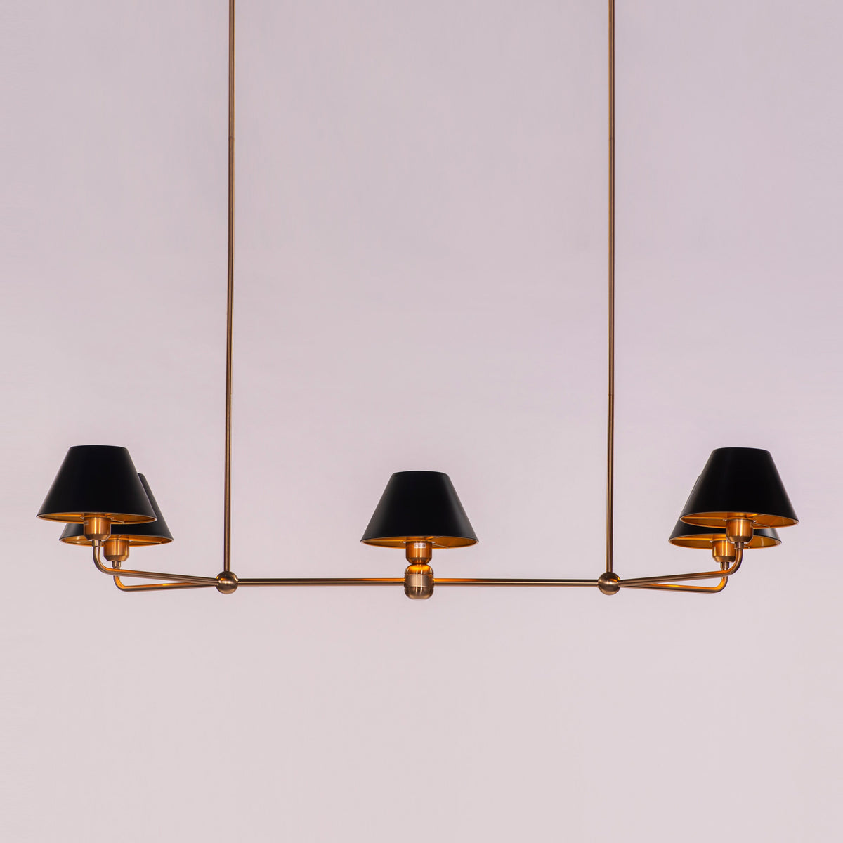 King Is Gone (Gold, Black) Chandelier