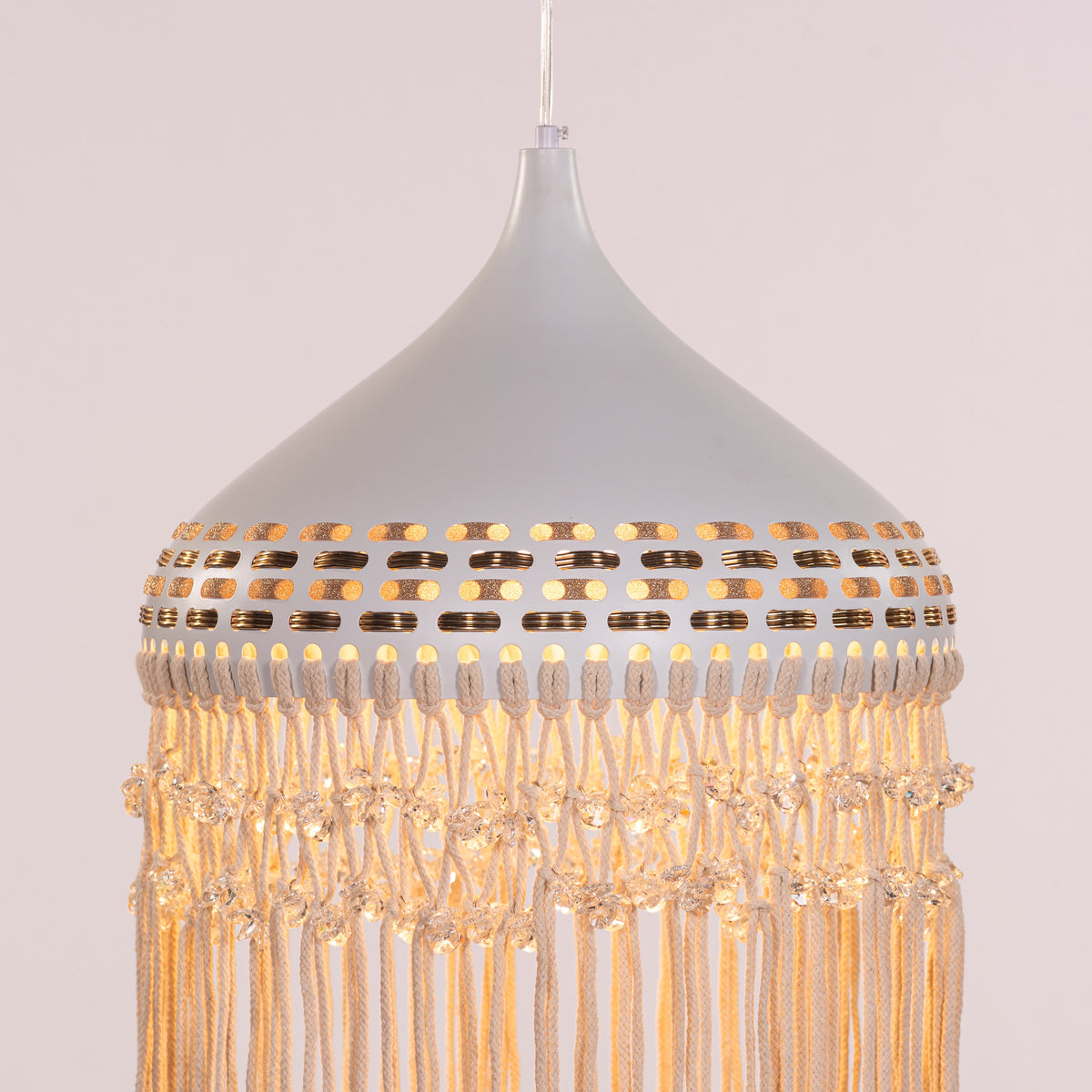 Born In Bali Ivory Pendant Light