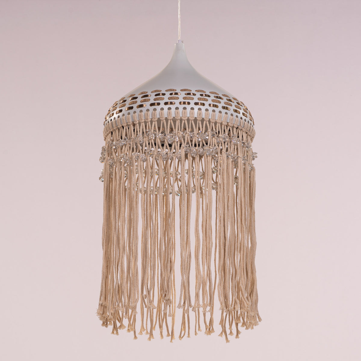Born In Bali Ivory Pendant Light