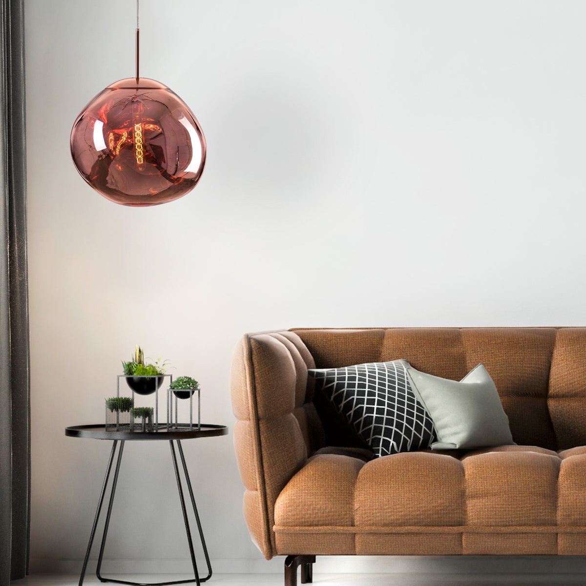 Ongoing Love (Small, Copper) Glass Pendant Light
