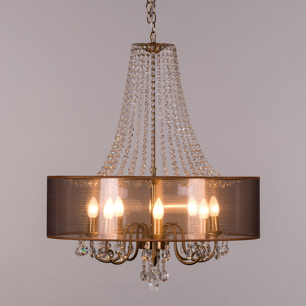 So In Love (Large, Gold) Crystal Chandelier