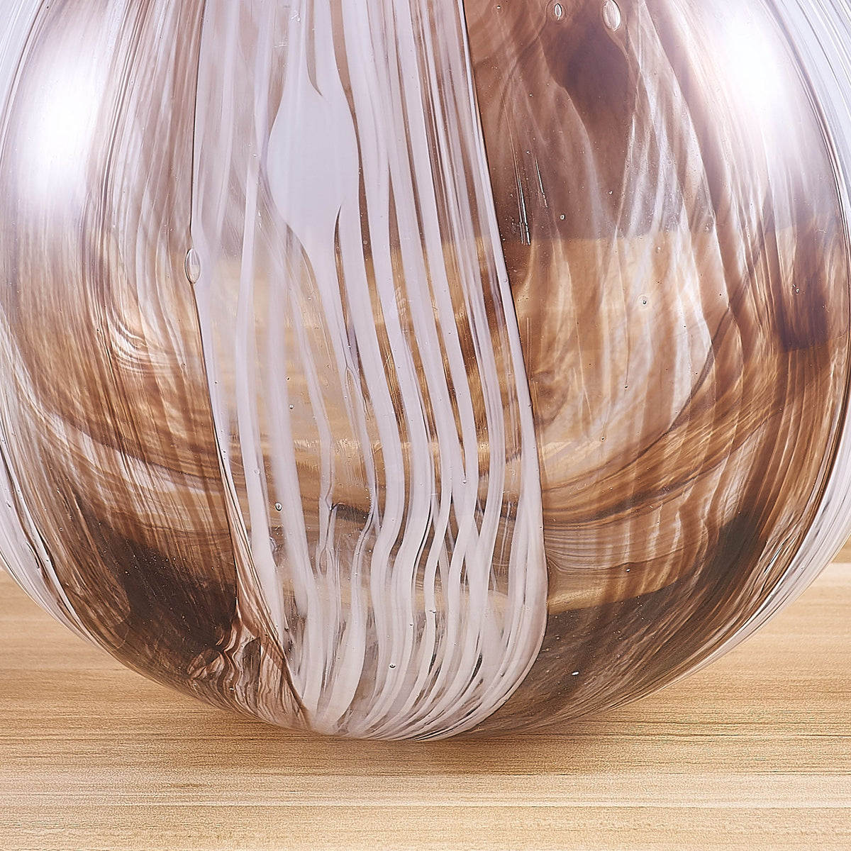 Proof is In The Pudding (Brown/White, Small) Glass