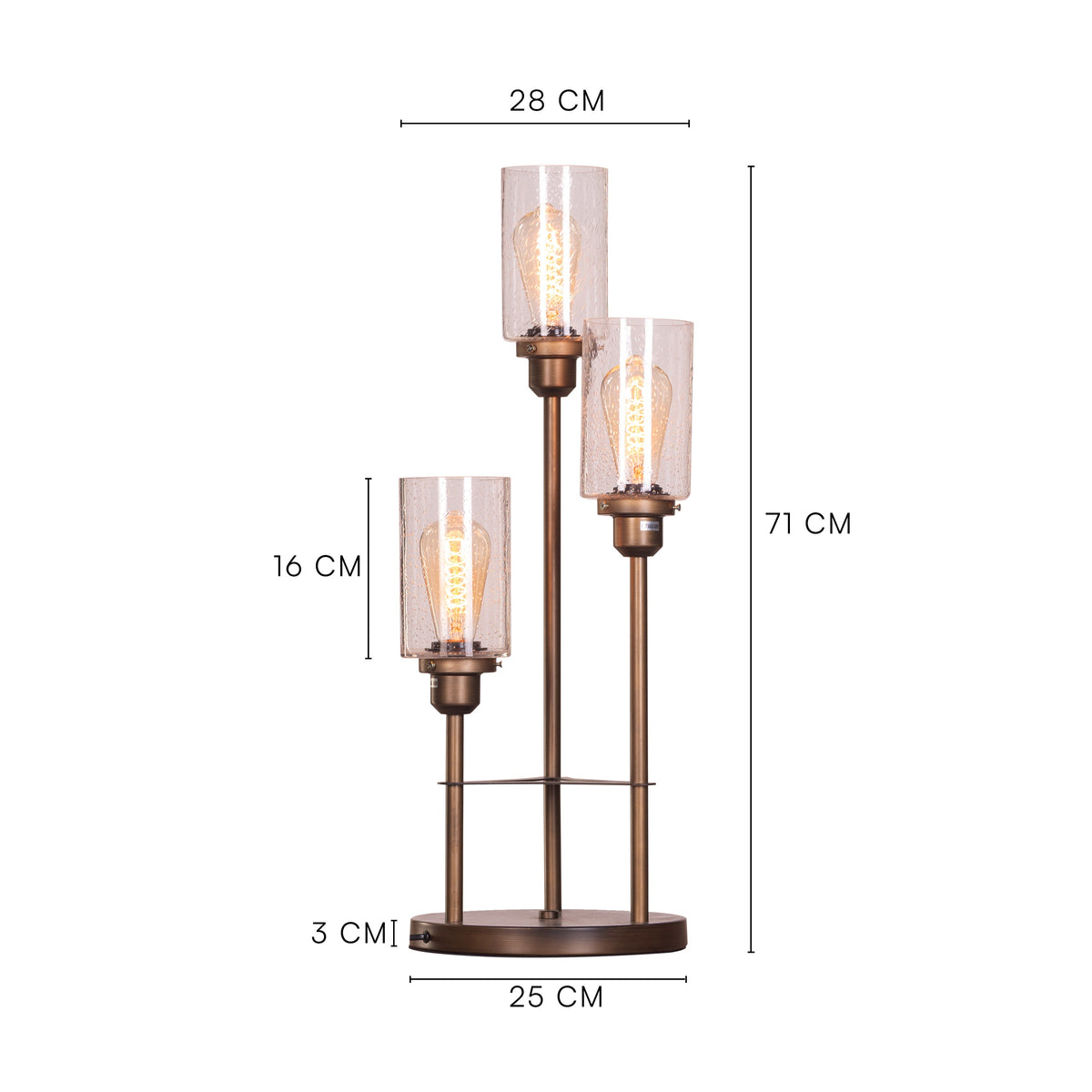 Old World Charm (Bronze Gold) Table Lamp