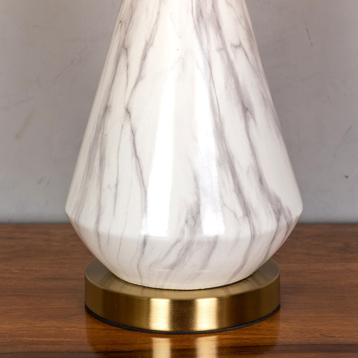 RSVP (White) Marble Table Lamp