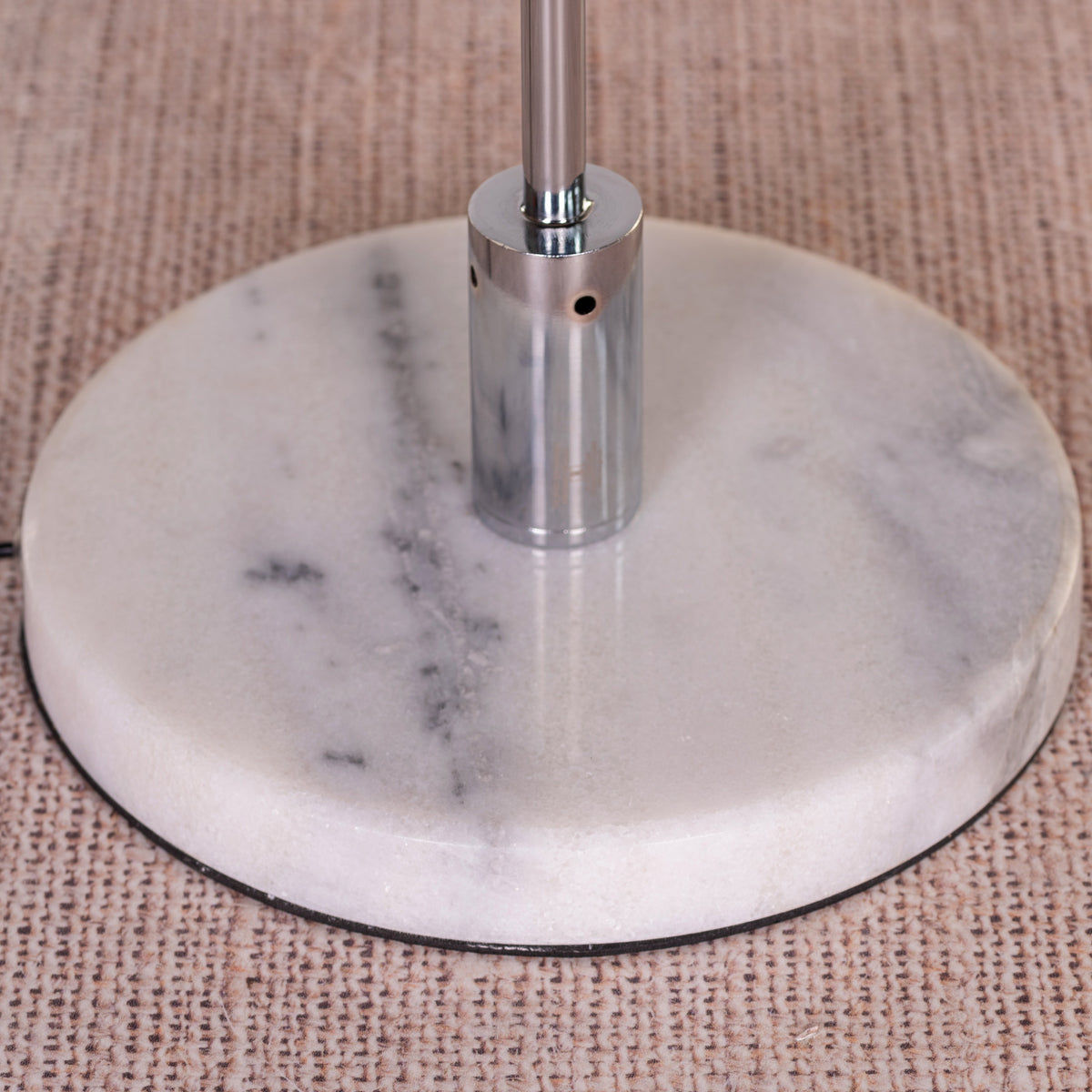 When It Counts (Chrome, Amber, Built-In LED) Marble Table Lamp