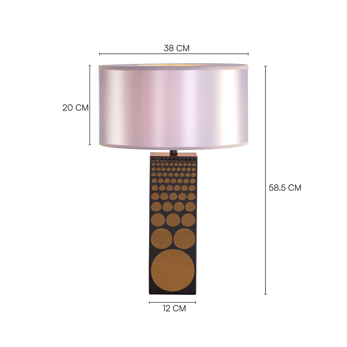 Live Your Look (Black, Blue) Table Lamp